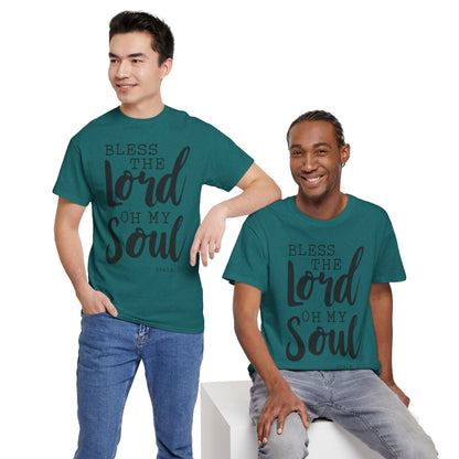 Bless the Lord Unisex Heavy Cotton Tee - Inspirational Christian Shirt