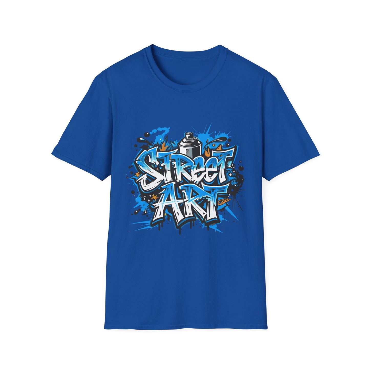 Street Art T-Shirt | Unisex Softstyle Tee, Graffiti Shirt, Urban Vibe Apparel, Casual Streetwear, Gift for Art Lovers