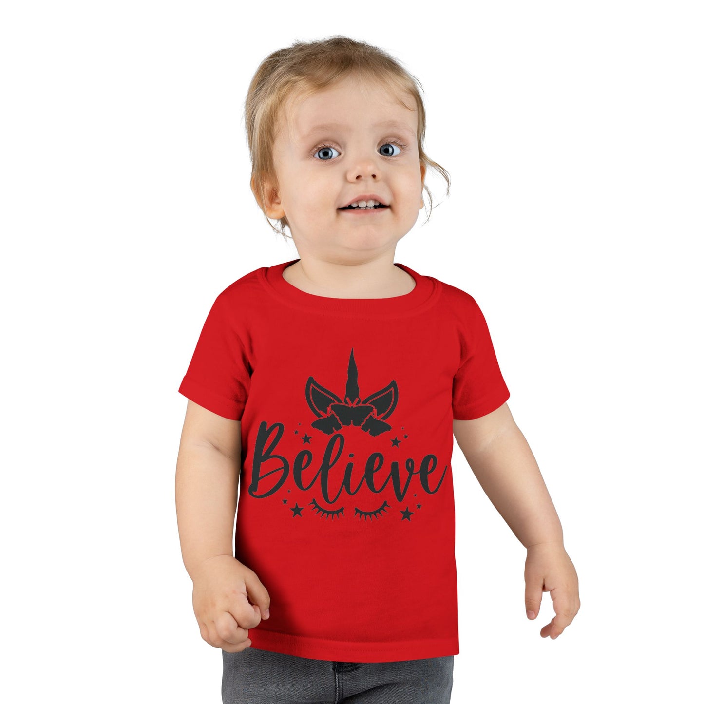Toddler Unicorn 'Believe' T-Shirt – Cute & Inspirational Kids Apparel