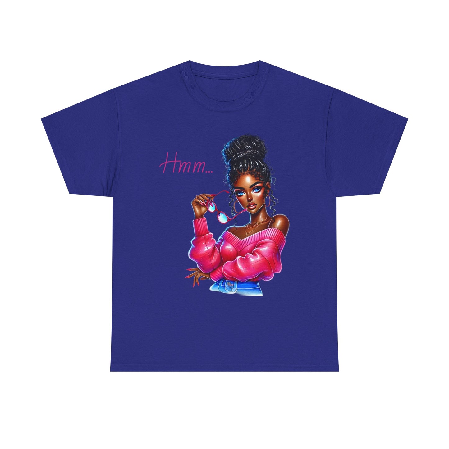 Expressive Aesthetic Tee – 'Hmm...' Design for Trendsetters