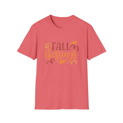 Fall Blessings T-Shirt, Cute Autumn Tee, Thanksgiving Gift, Cozy Casual Wear, Seasonal Graphic Shirt