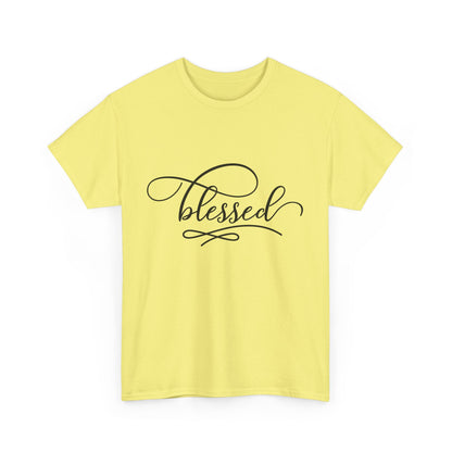 Blessed Unisex Heavy Cotton Tee - Comfortable and Meaningful Shirt for Everyday Wear