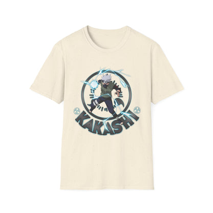 Kakashi Unisex Softstyle T-Shirt - Perfect for Anime Fans