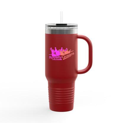Royalty Queens Insulated Travel Mug, 40oz - Perfect for Coffee Lovers, Gift for Queens, Travel Mug, Tumbler, Personalized Drinkware