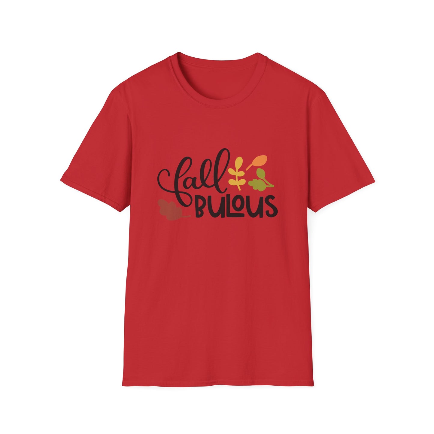 Fall Bulous Unisex Softstyle T-Shirt - Cozy Autumn Tee, Perfect for Thanksgiving, Fall Parties, Gift for Her, Seasonal Fashion