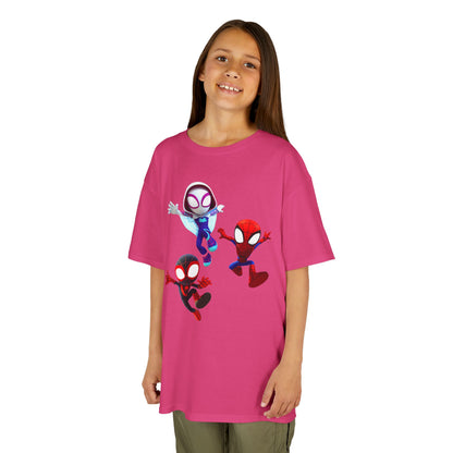 Kids Spider-Man Adventure Tee - Fun and Cozy Cotton T-Shirt for Young Superhero Fans