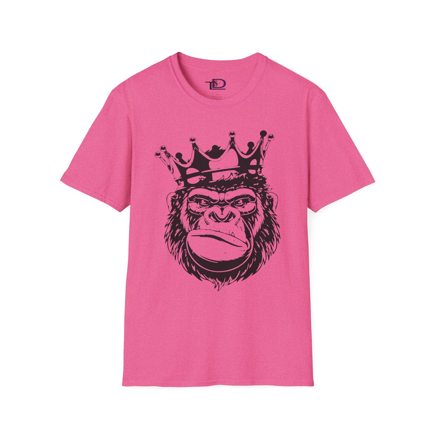 King Status Gorilla T-Shirt | Unisex Softstyle Tee for Casual Wear