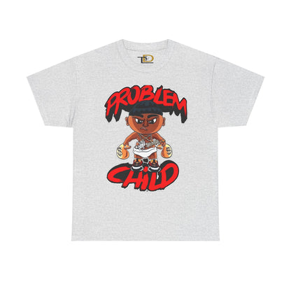 Problem Child Unisex Heavy Cotton Tee - Bold Graphic for Streetwear Lovers