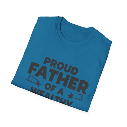 Proud Father T-Shirt - Unisex Softstyle Tee for Celebrating Dads