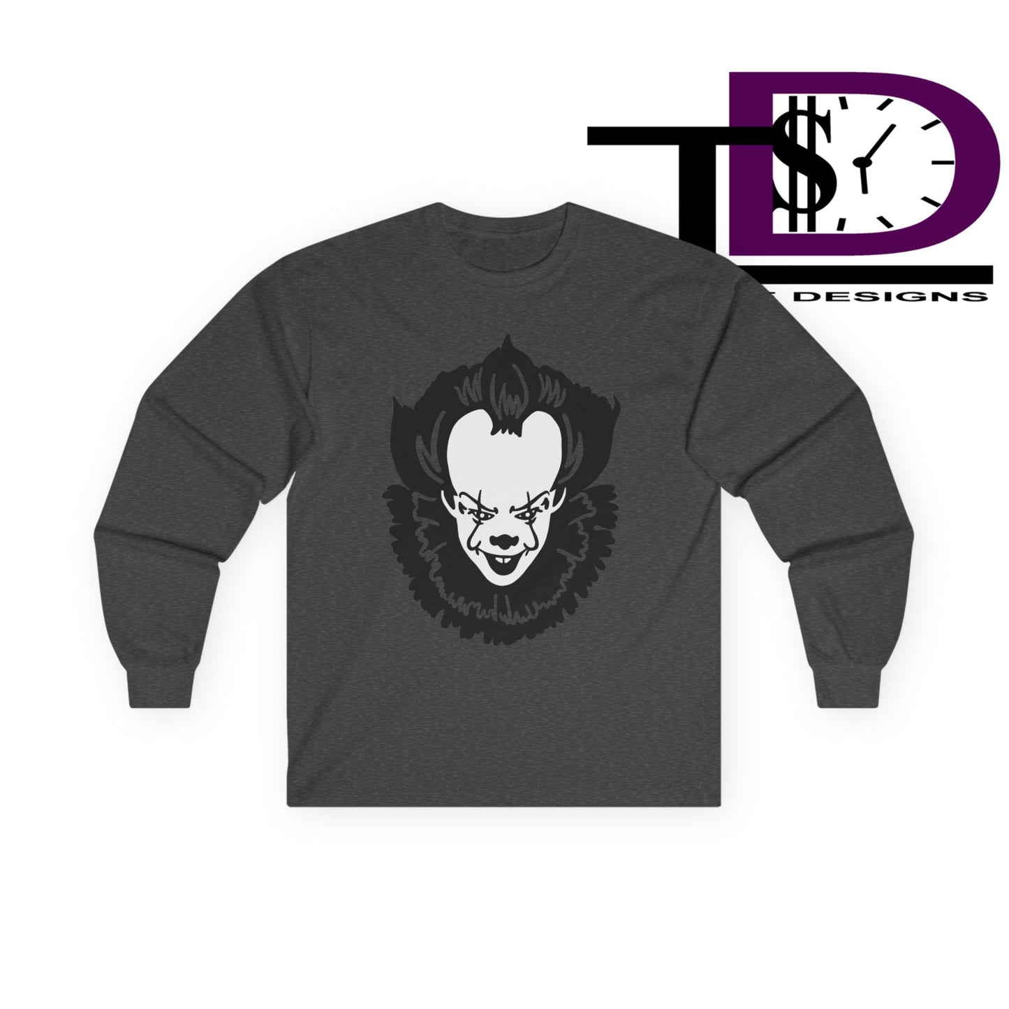 Fierce Lion Graphic Long Sleeve Tee | Perfect for Animal Lovers, Unique Gift, Casual Wear, Birthday, Everyday Style, Statement Shirt