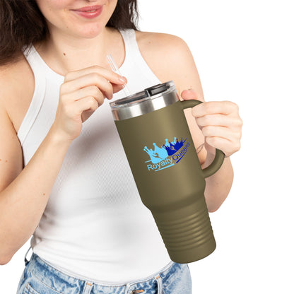 Royalty Queens Insulated Travel Mug | 40oz Tumbler | Perfect for On-the-Go and Celebrations | Gifts for Queens | Drinkware for Adventurers