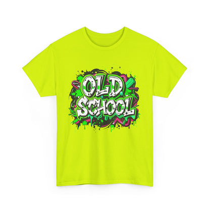 Retro Graffiti T-Shirt | Unisex Heavy Cotton Tee | Old School Vibe | Streetwear Fashion | Vintage Graphic Tee | Urban Style Wear | Fun Gift