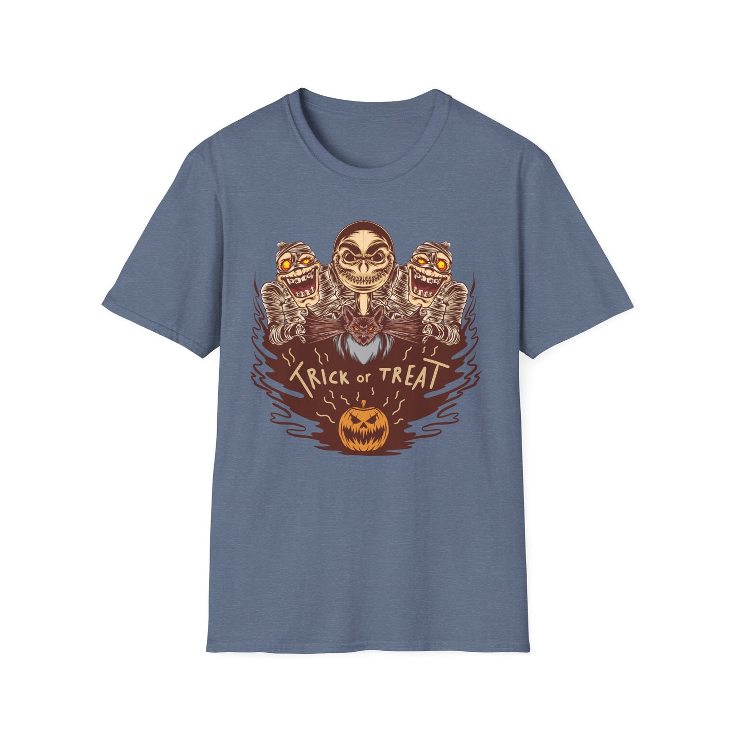 Halloween Trick or Treat Unisex T-Shirt, Spooky Shirt, Fall Fashion, October Celebration Tee, Halloween Costume Tee