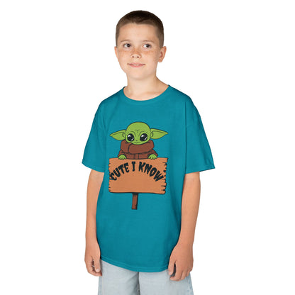 Cute Baby Alien Kids Tee - "Cute I Know" Design for Trendy Kids