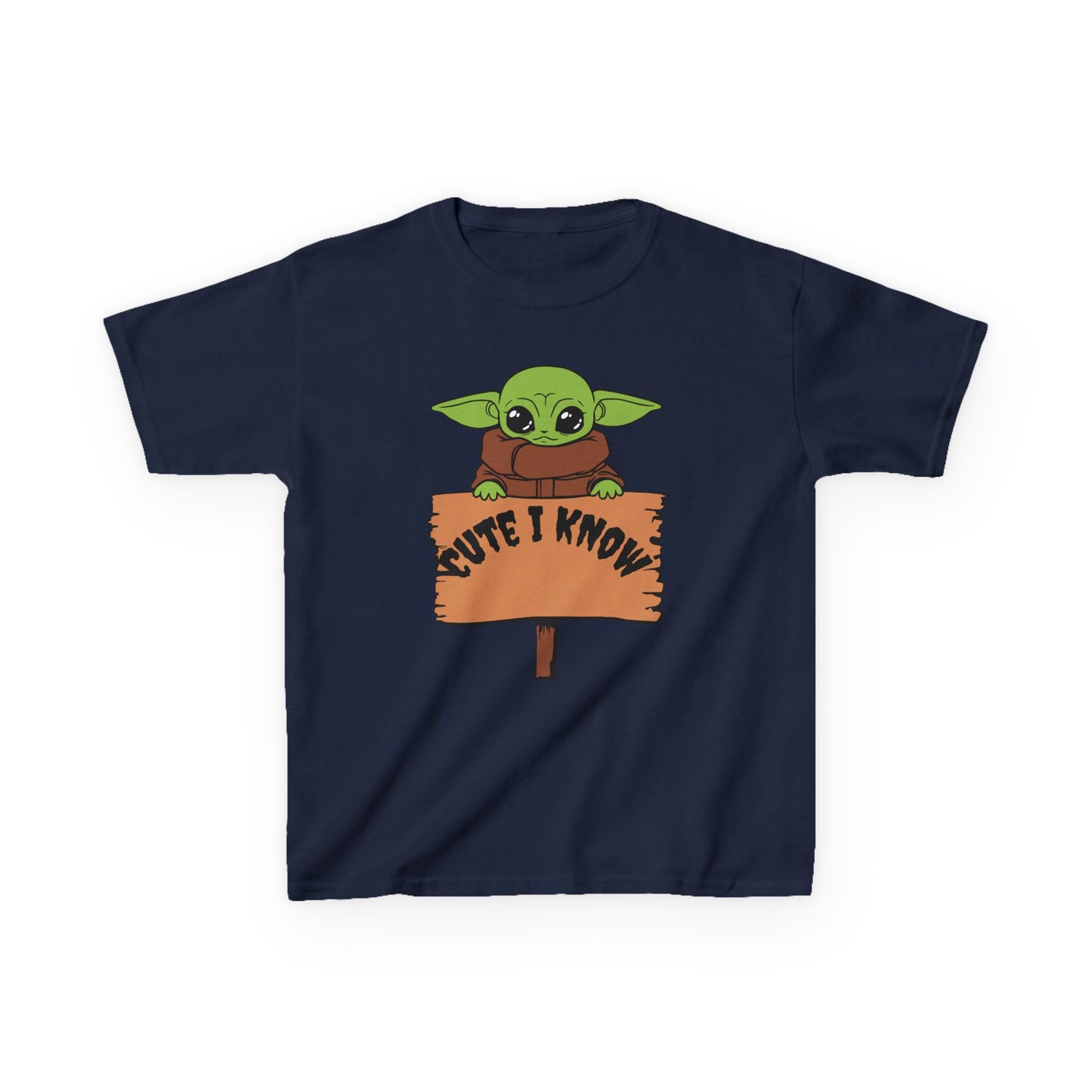 Cute Baby Alien Kids Tee - "Cute I Know" Design for Trendy Kids