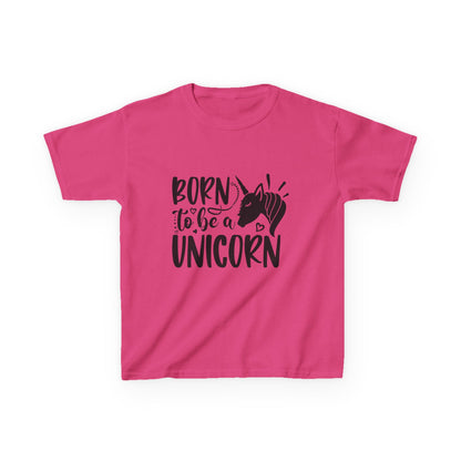 Kids Unicorn T-Shirt - "Born to Be a Unicorn" - Fun Cotton Tee for Boys & Girls