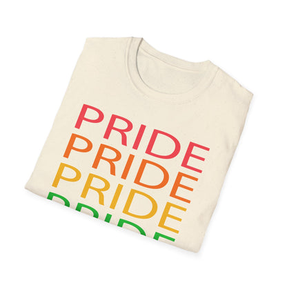 Pride Celebration Unisex T-Shirt | LGBTQ+ Pride Tee, Rainbow Pride Shirt, Equality Apparel, Gift for Pride Month