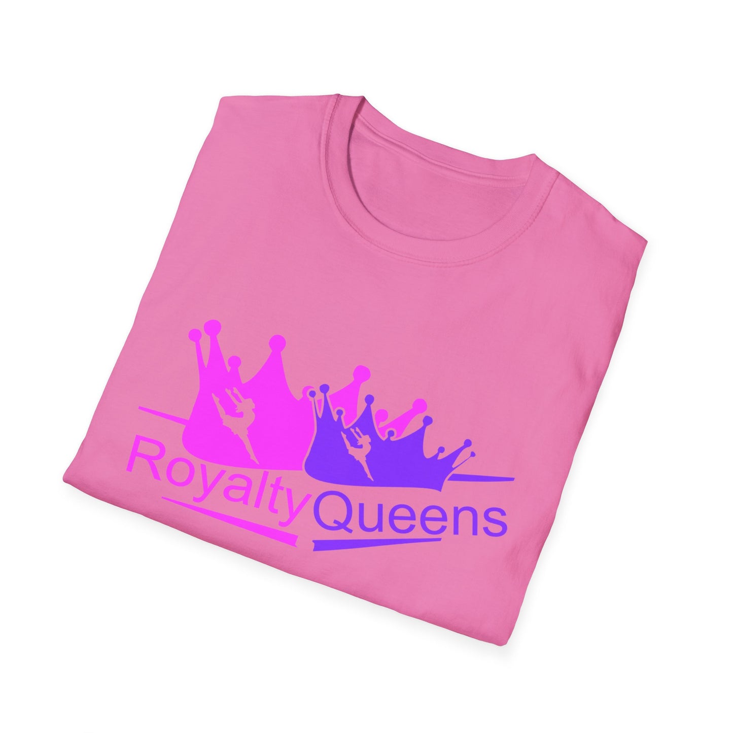 Royalty Queens Unisex Softstyle T-Shirt, Feminist Apparel, Birthday Gift, Casual Wear, Empowerment Tee, Queen Vibes