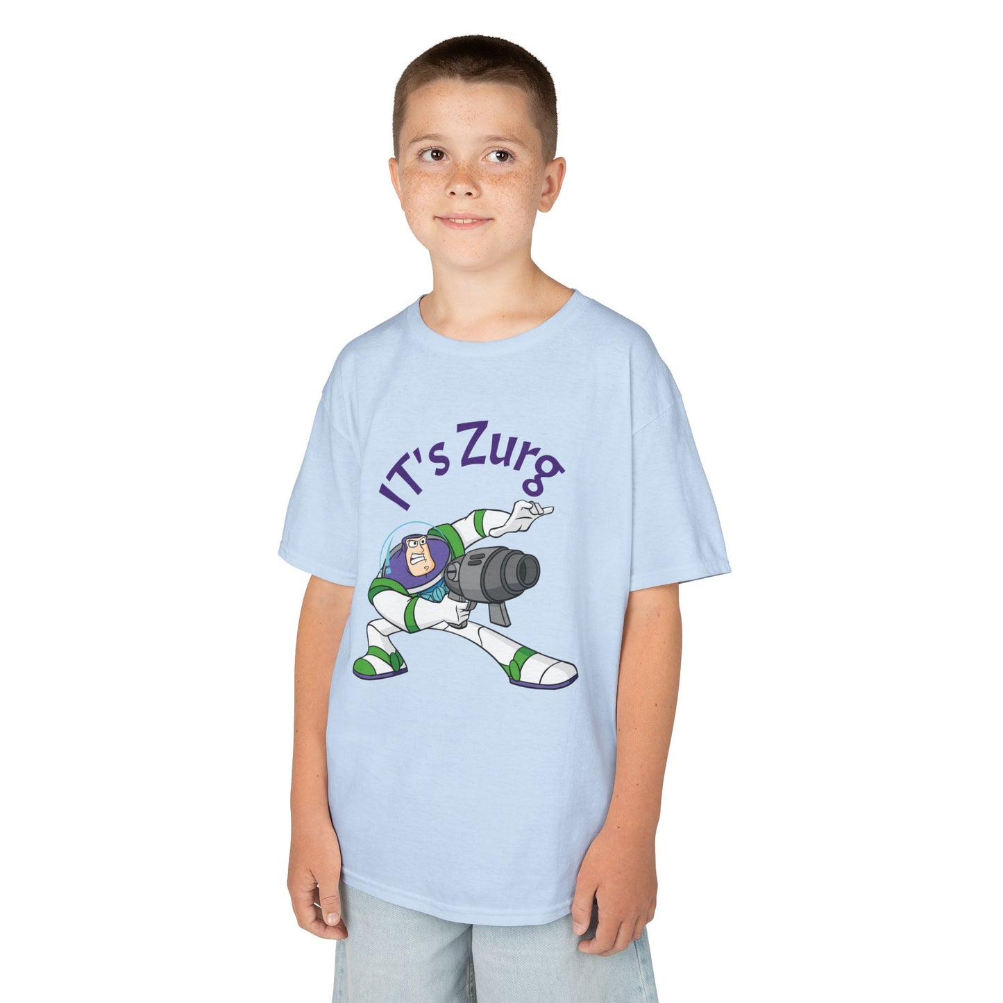Kids Buzz Lightyear Tee - 'It's Zorg' Fun Cotton T-Shirt