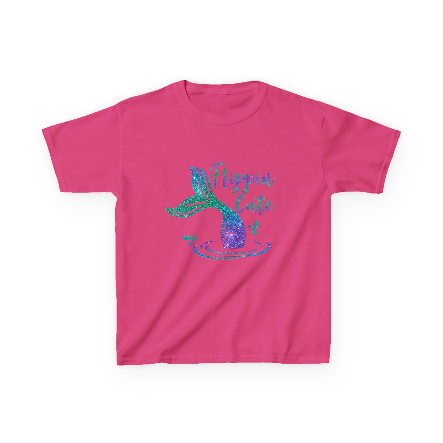 Flippin Cute Kids Tee - Colorful Whale Design for Fun-loving Children