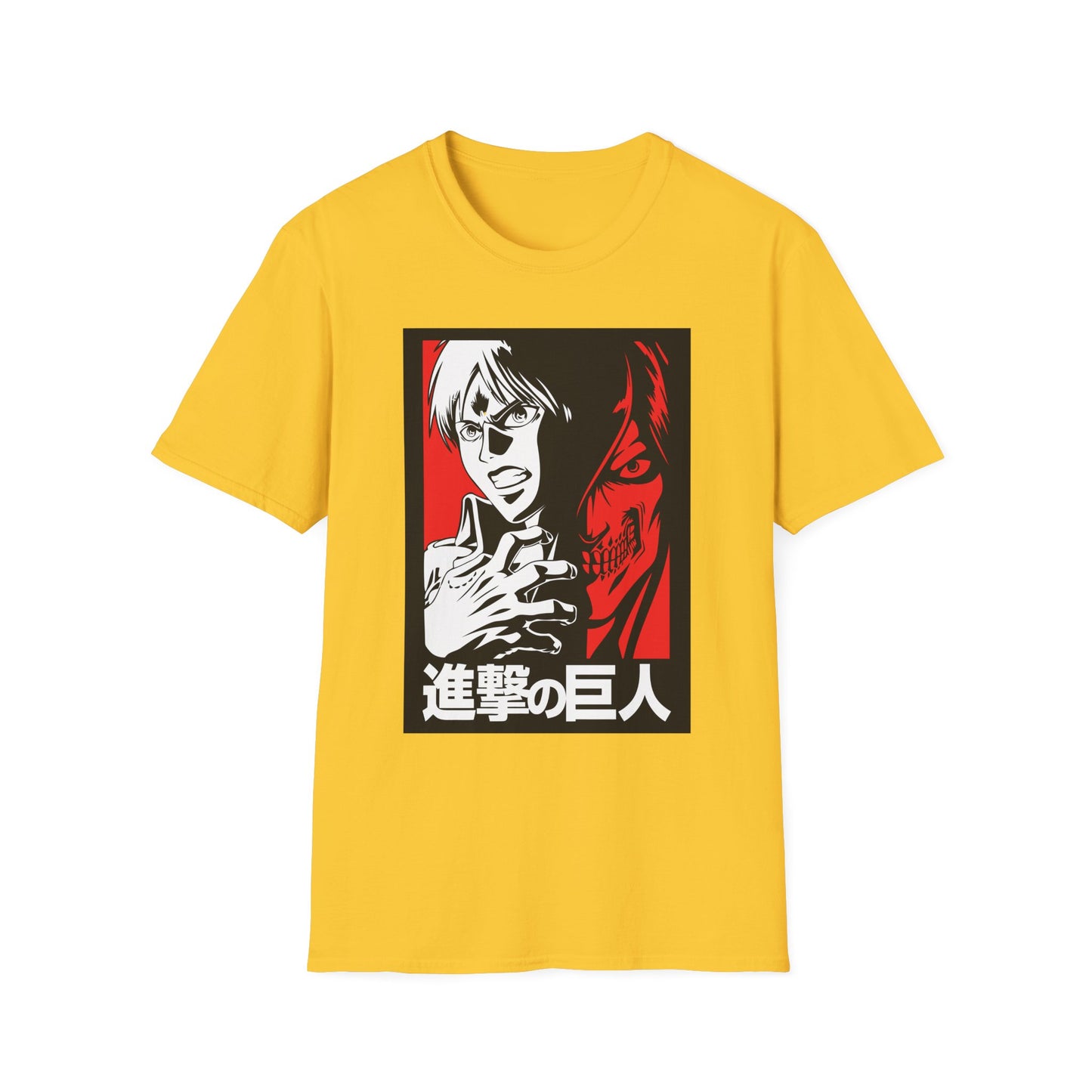 Anime-Inspired Unisex T-Shirt - Attack on Titan Graphic Tee, Casual Wear, Gift for Fans, Streetwear, Birthday Gift
