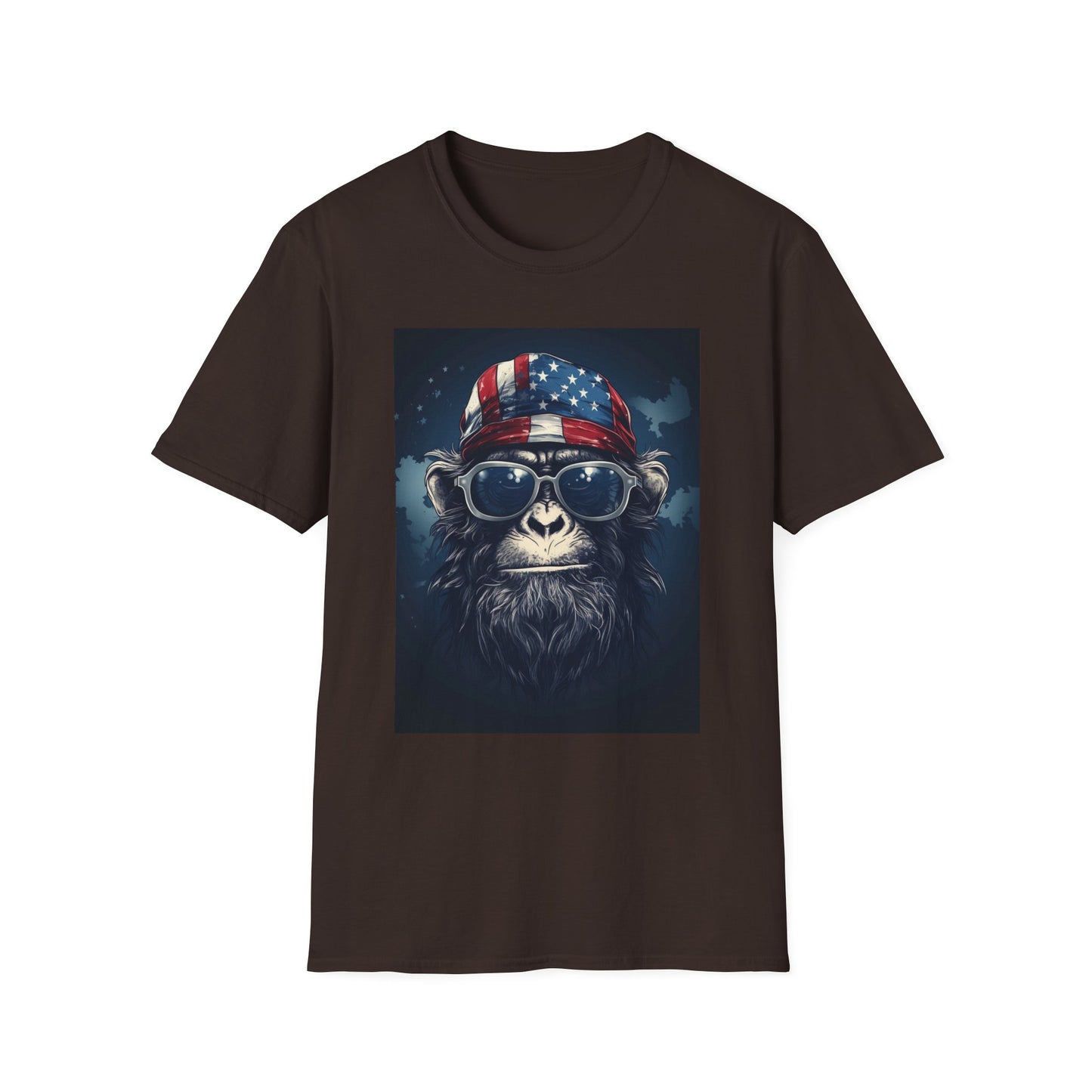 Cool Monkey Graphic T-Shirt, Fun Animal Tee, Summer Casual Wear, Unique Gift for Animal Lovers, Trendy Fashion for All