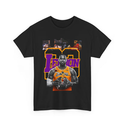 LeBron James Unisex Heavy Cotton Tee - Basketball Fan Apparel