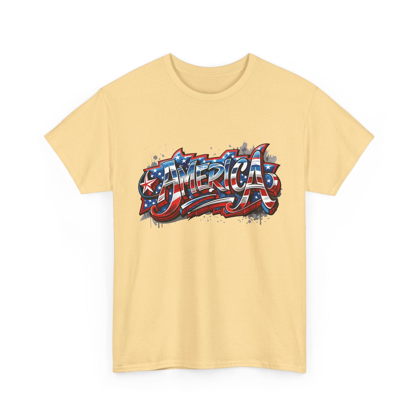 America Graphic Unisex Tee | Casual Wear, Independence Day Gift, Birthday Gift, Summer Outfit, Patriotic Shirt, Unisex Clothing