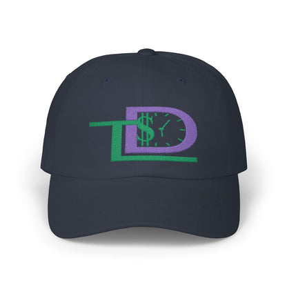 Classic Dad Cap with Dollar Clock Design, Stylish Baseball Hat for Dad, Gift for Father’s Day, Casual Cap for Every Occasion
