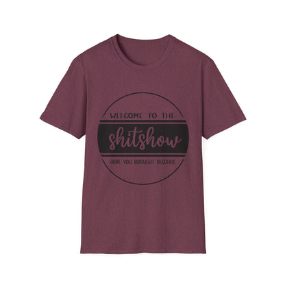 Welcome to the Shitshow Unisex Softstyle T-Shirt - Fun Party Humor Tee