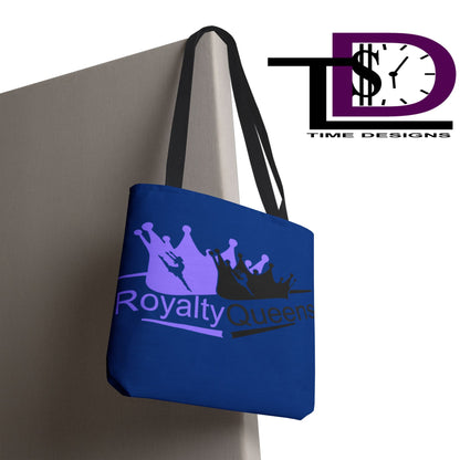 Royalty Queens Tote Bag | Stylish Everyday Carryall | Gift for Queens | Shopping, Beach, Travel, or Gym