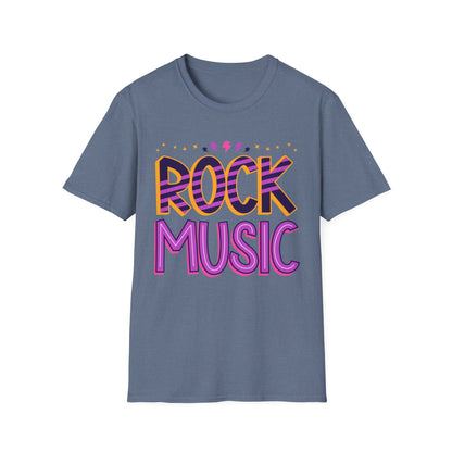 Rock Music Unisex Softstyle T-Shirt | Perfect for Concerts, Music Lovers, Gifts, Casual Wear, Festivals