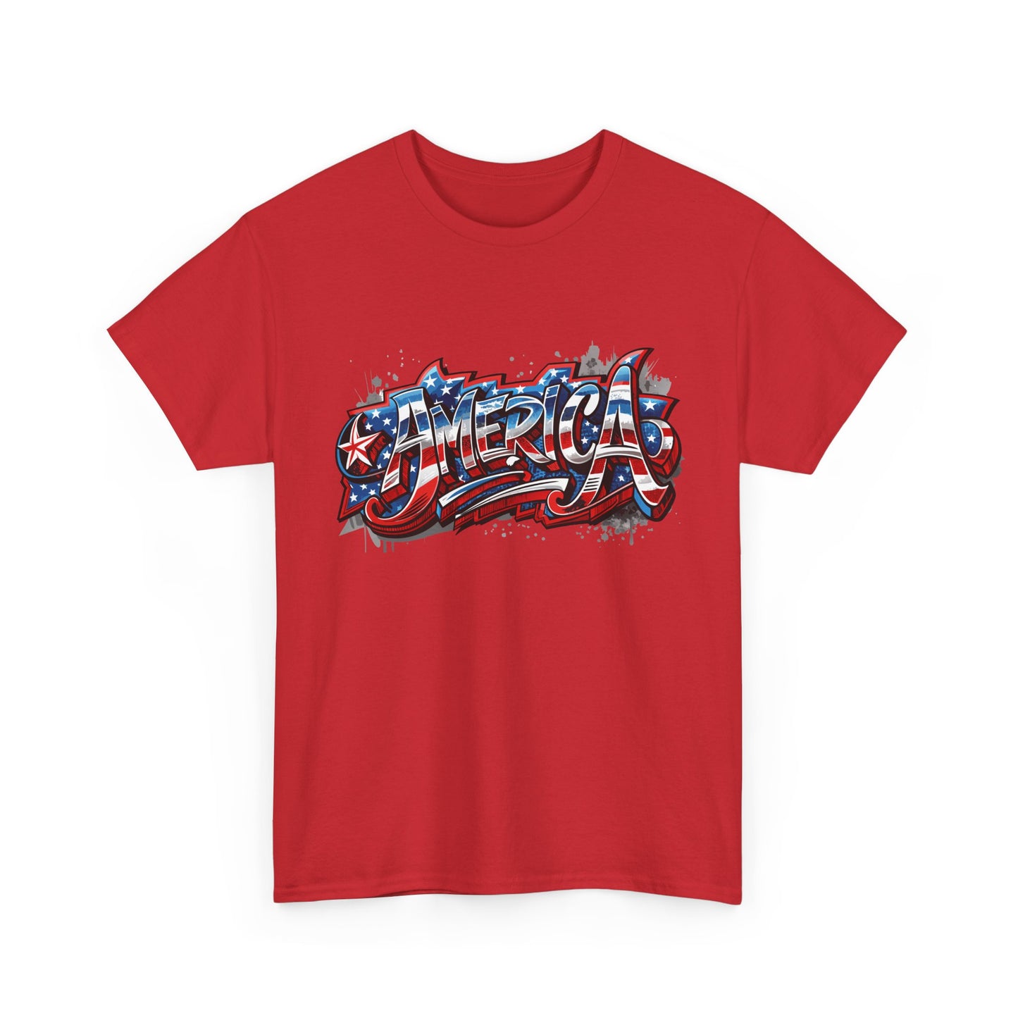 America Graphic Unisex Tee | Casual Wear, Independence Day Gift, Birthday Gift, Summer Outfit, Patriotic Shirt, Unisex Clothing