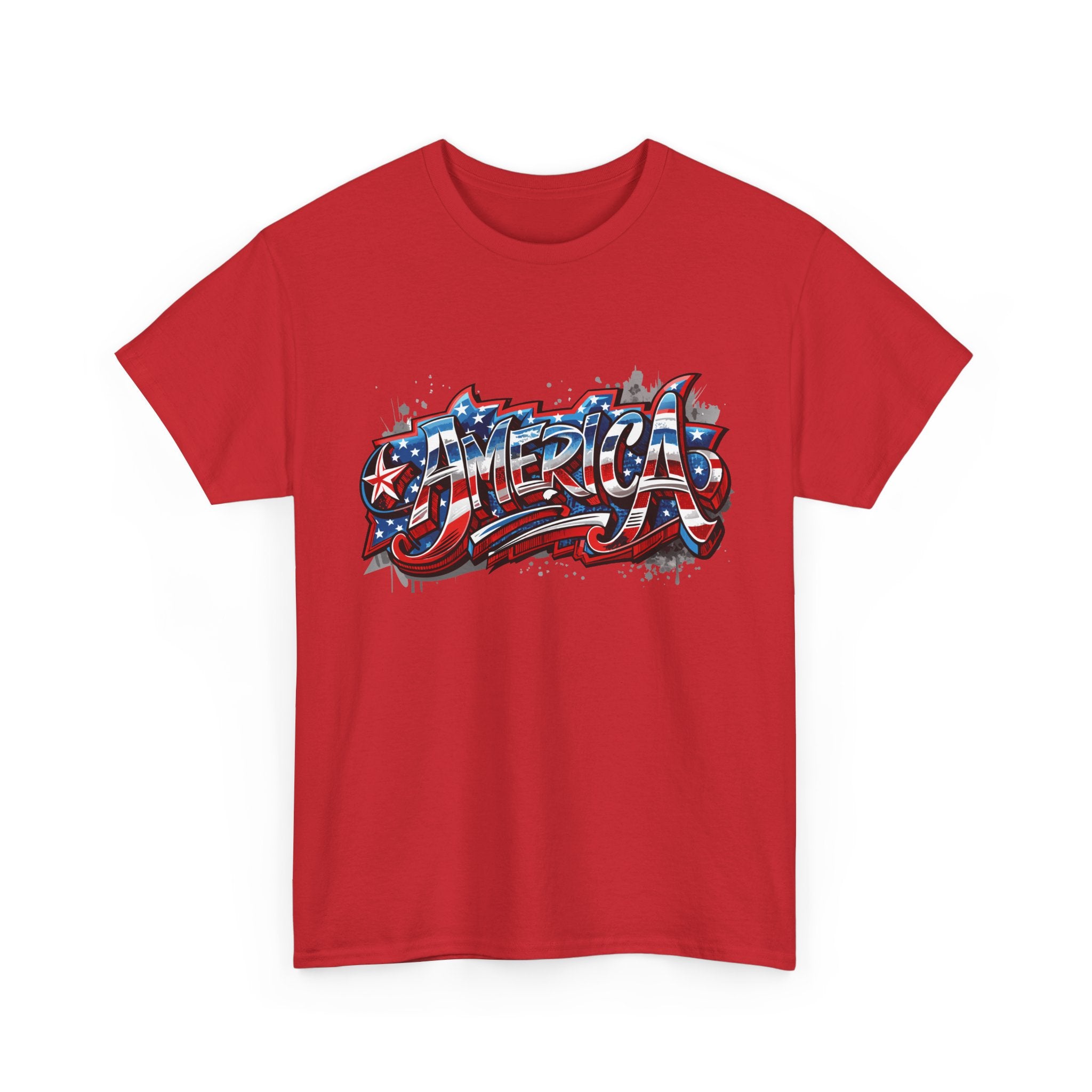 America Graphic Unisex Tee | Casual Wear, Independence Day Gift, Birthday Gift, Summer Outfit, Patriotic Shirt, Unisex Clothing