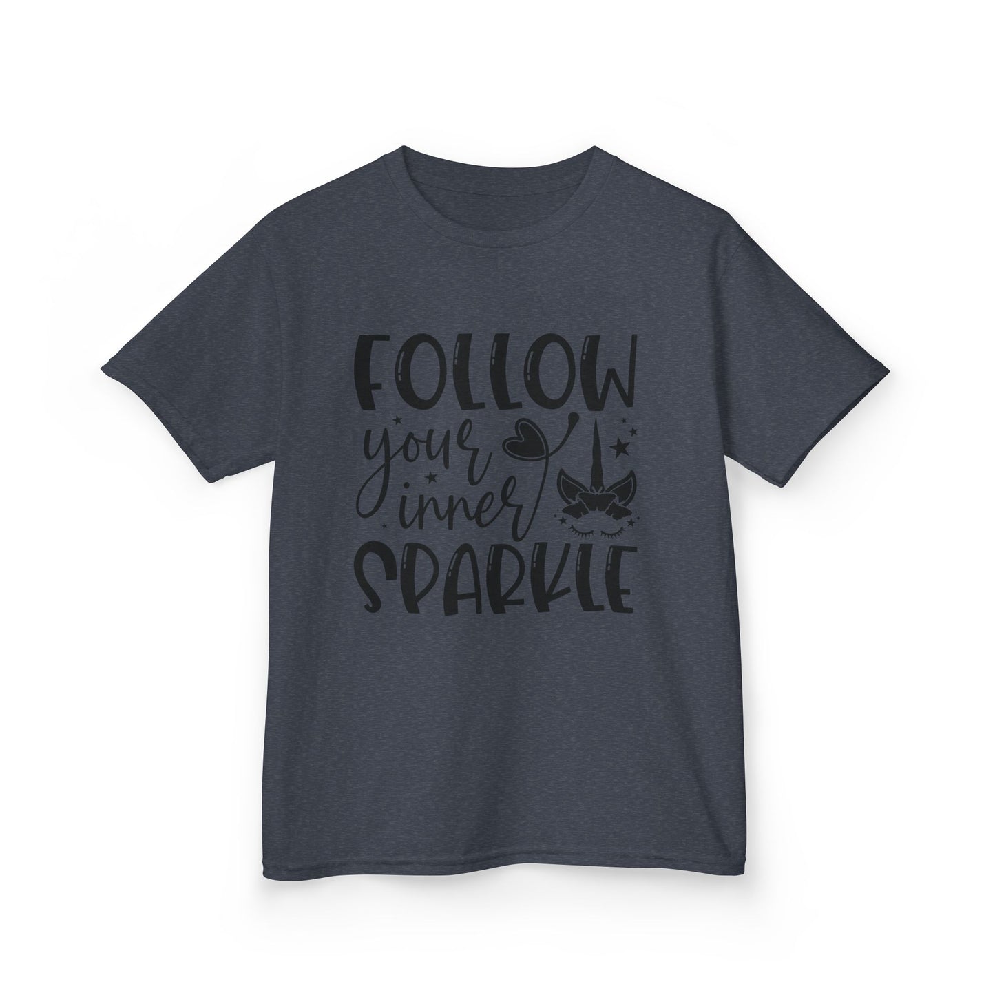 Kids 'Follow Your Inner Sparkle' Tee - Fun Cotton Shirt for Creative Kids