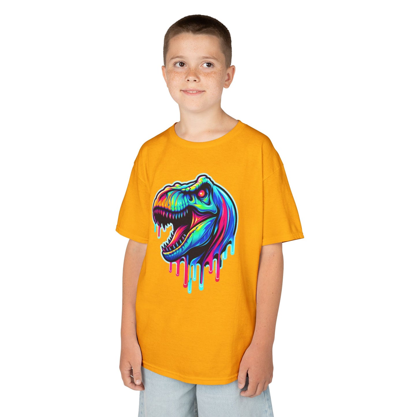 Colorful Dinosaur Kids Tee - Fun for Parties & Everyday Adventures