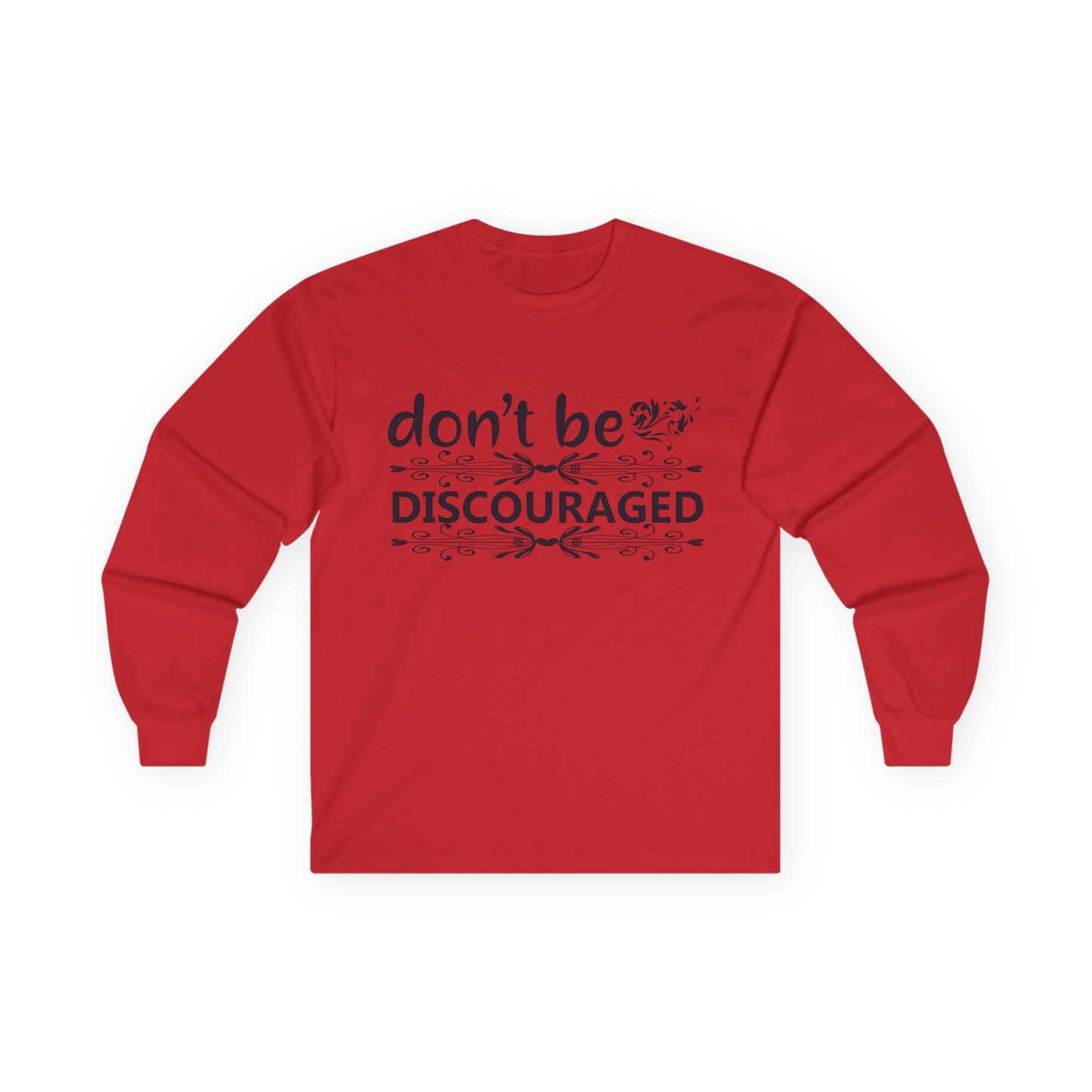 Unisex Motivational Long Sleeve Tee, Don't Be Discouraged Shirt, Inspirational Gift, Positive Vibes Top, Self-Care Apparel, [...]