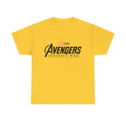 Avengers Infinity War Unisex Heavy Cotton Tee, Marvel Fan Shirt, Superhero Apparel, Gift for Him, Comic Book T-Shirt, Casual Wear