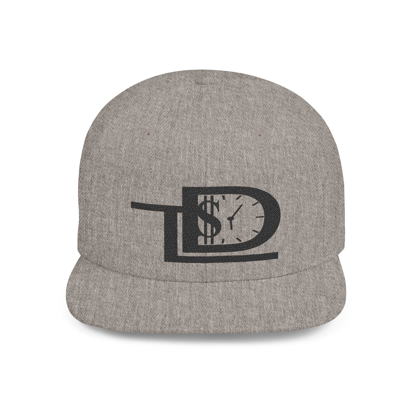 Stylish Flat Bill Snapback Hat with Unique Clock Design, Trendy Cap for Fashion Lovers, Perfect Gift for Birthdays, Holidays, Special Events