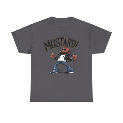 Mustard! Graphic Unisex Heavy Cotton Tee - Fun Casual Streetwear T-Shirt