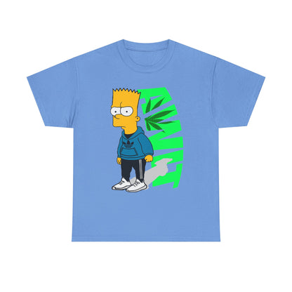 Bart Simpson Cannabis Vibe Unisex Heavy Cotton Tee