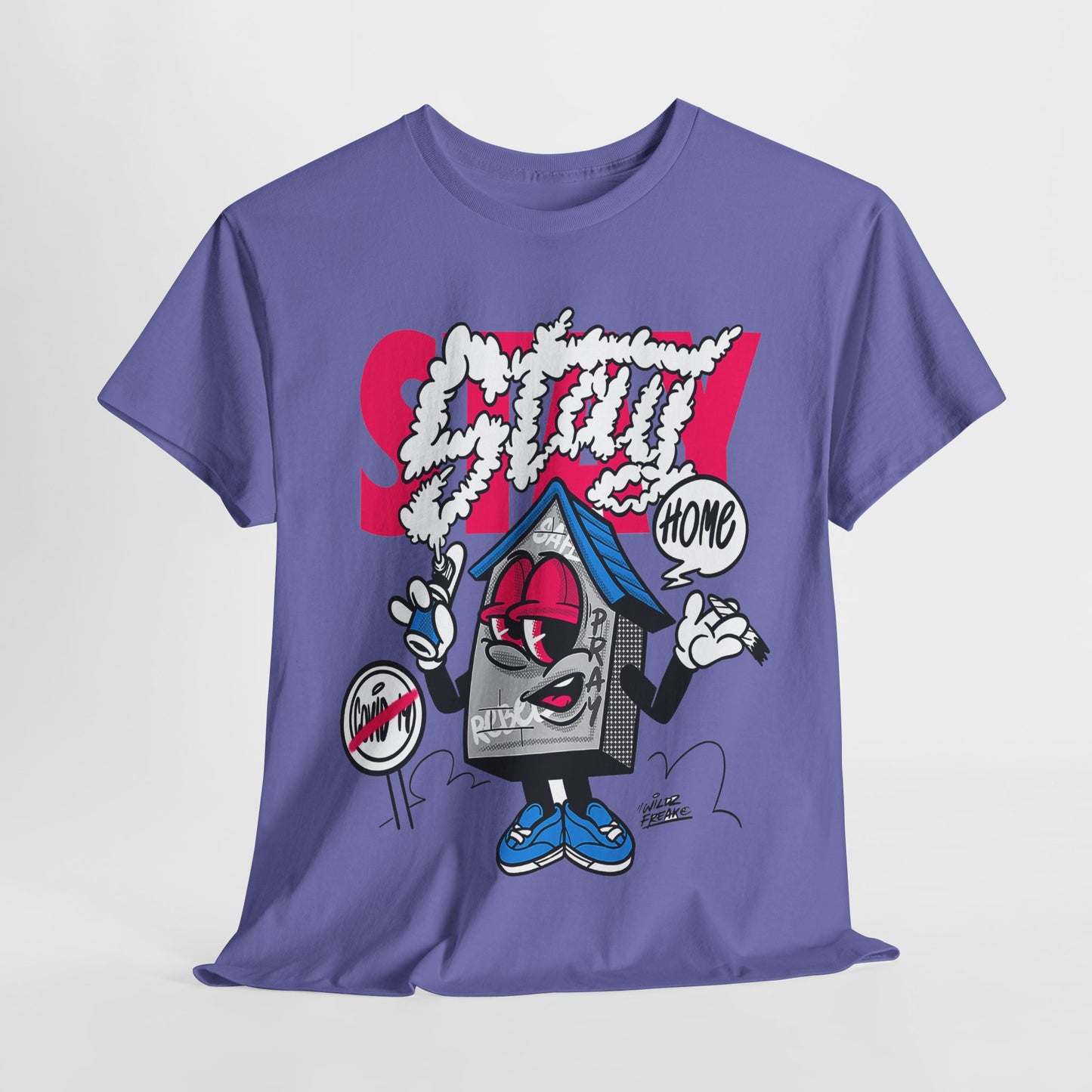 Street Art Unisex Heavy Cotton Tee - SNOT HOME Graphic Design