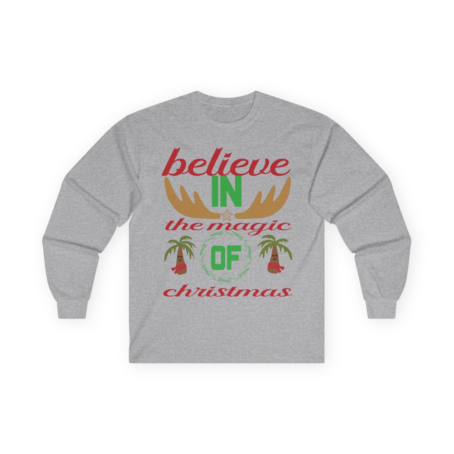 Believe in the Magic of Christmas Long Sleeve Tee, Holiday Apparel, Unisex Christmas Shirt, Festive Holiday Gift, Winter Clothing, [...]