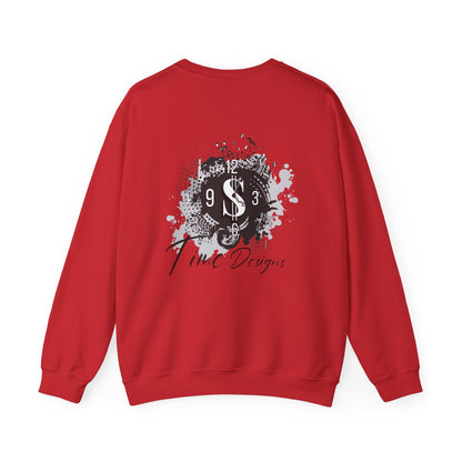 Crewneck Sweatshirt – 93 Time Designs Logo Pullover