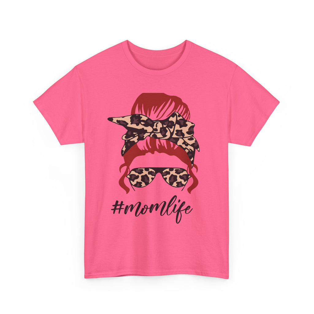 #Momlife Unisex Heavy Cotton Tee - Stylish & Comfortable T-Shirt for Moms