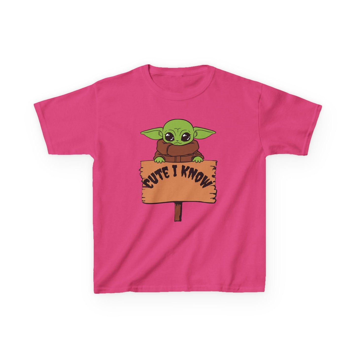 Cute Baby Alien Kids Tee - "Cute I Know" Design for Trendy Kids