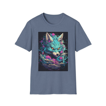 Mystical Wolf T-Shirt | Unisex Softstyle Tee, Fantasy Apparel, Gift for Nature Lovers, Unique Statement Shirt, Casual Fashion