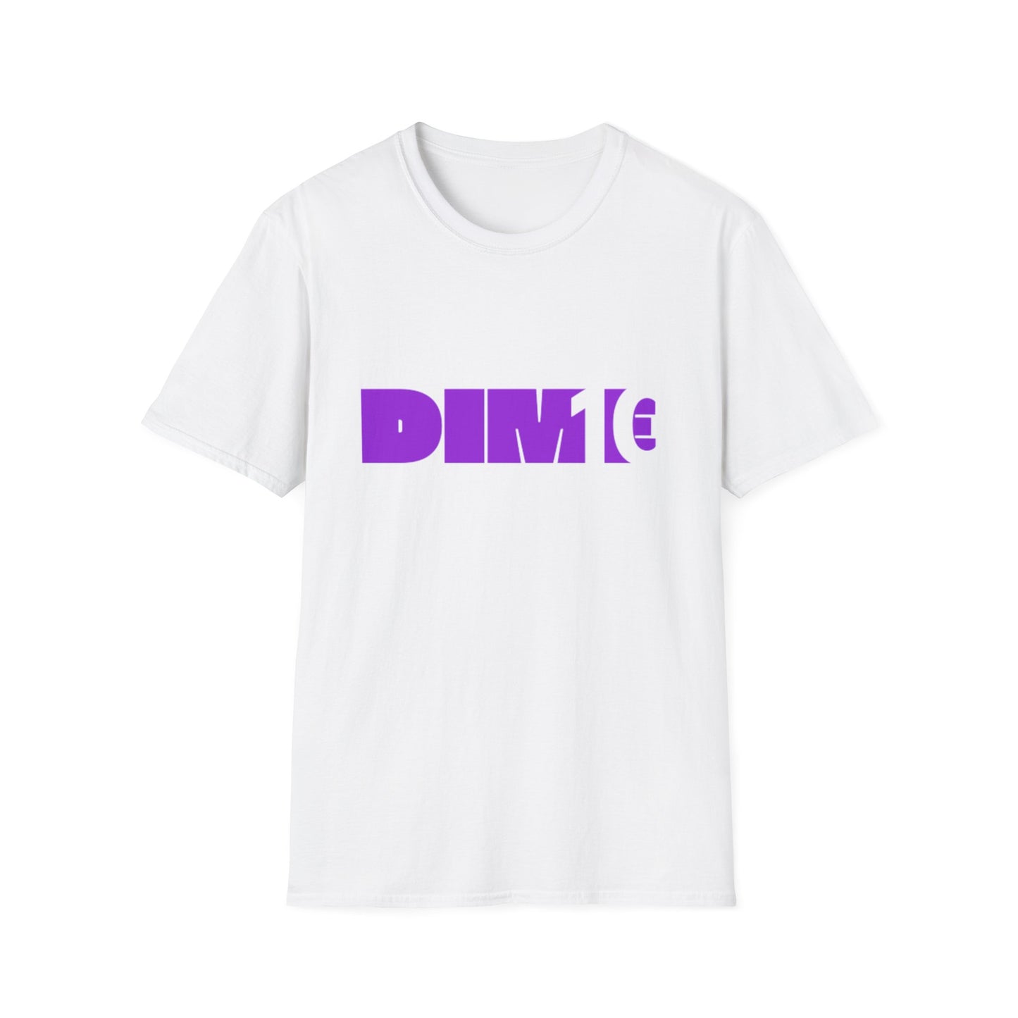 DIM T Unisex Softstyle T-Shirt - Trendy Streetwear Tee, Casual Apparel, Gift for Friends, Summer Fashion, Graphic Tee, Everyday Wear