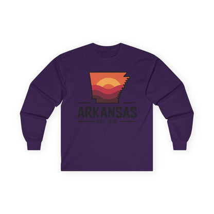 Arkansas Sunset Long Sleeve Tee — AR State Est. 1836