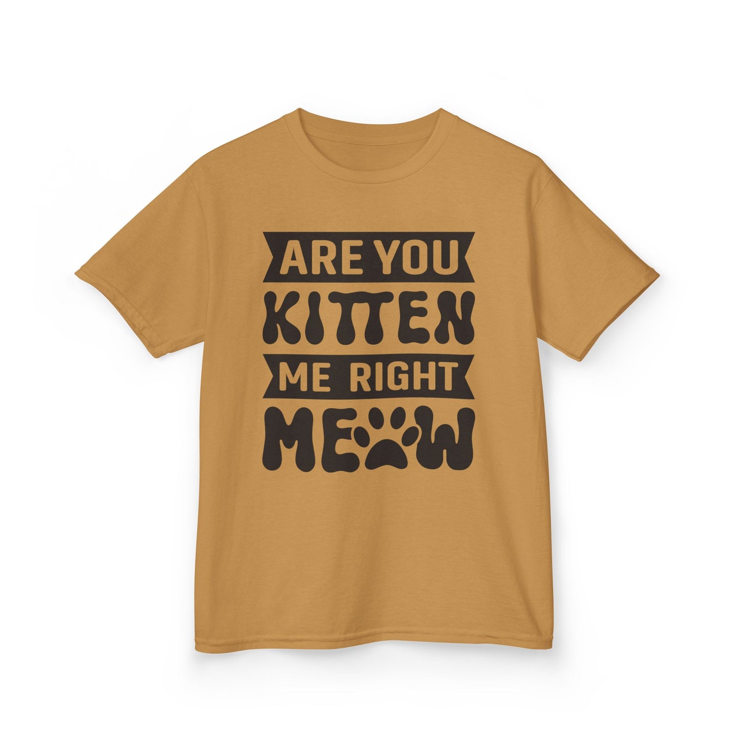 Cute Kids Tee - "Are You Kitten Me Right Meow" T-Shirt for Cat Lovers, Birthday Gift, Funny Pet Shirt, Kids' Humor Clothing, Animal [...]